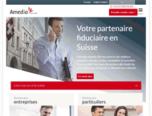 Tablet Screenshot of fiduciaire-suisse.com